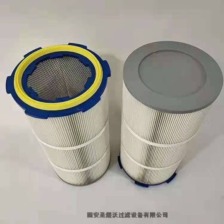 工業(yè)除塵濾芯空氣凈化濾筒濾清器除塵濾芯噴粉設(shè)備粉塵濾芯
